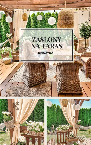 Zasłona na taras