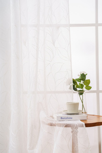 Firana Dekoracyjna 145 x 270 Taśma Cruz Woal 01