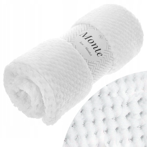 Blanket 70 x 150 Microfiber Jacquard Monte White
