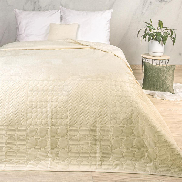 Narzuta 170 x 210 Pikowana Elegant Cream