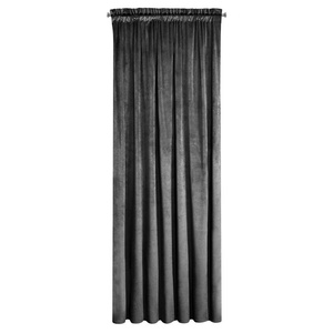 Curtain 140 x 270 Decorative Velvet Melanie Black
