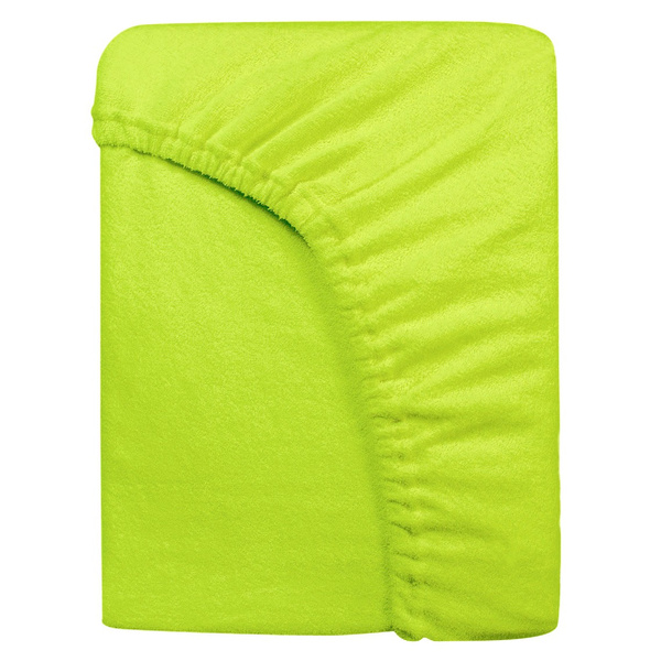 Prześcieradło Frotte z Gumką 052_D Limonka 60x120