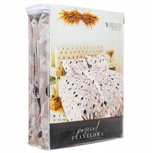 Bedding 220 x 200 3cz Flannel Lastryko Beige