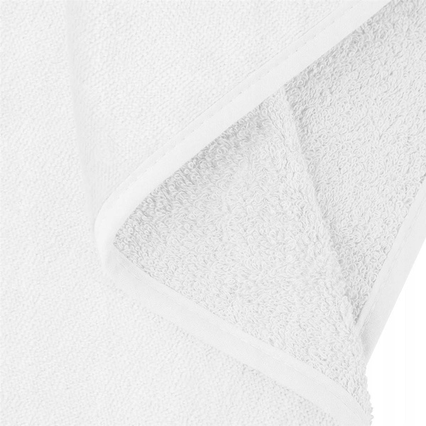 Turban 60 x 24 Ręcznik Welur Bawełna Biały