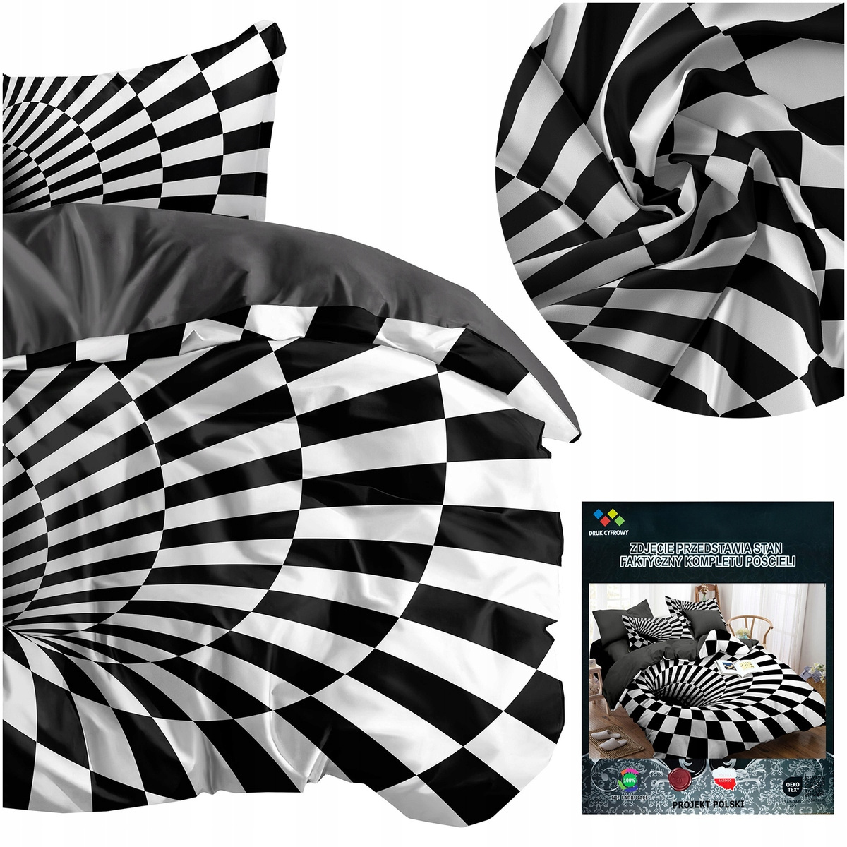 Pościel Andreas efektowny design 3D