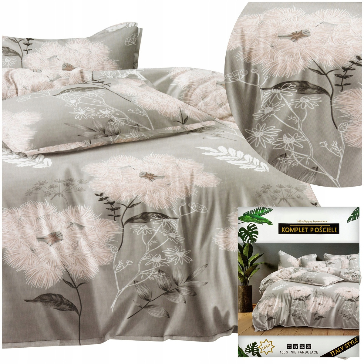 Pościel bawełna satynowa Dalwin 200x220 unikalny design