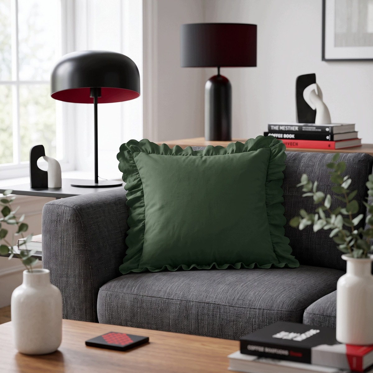 Ozdobna falbana poszewki Luxury Jowita