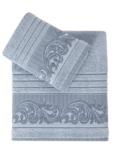Komplet Ręczników Bawełna 2 szt Mervan Blue