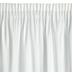 Curtain 140 x 270 Decorative Velvet Melanie White