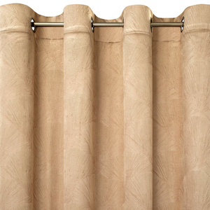 Pierre Cardin Goja Velvet Curtain 140 x 250 Beige