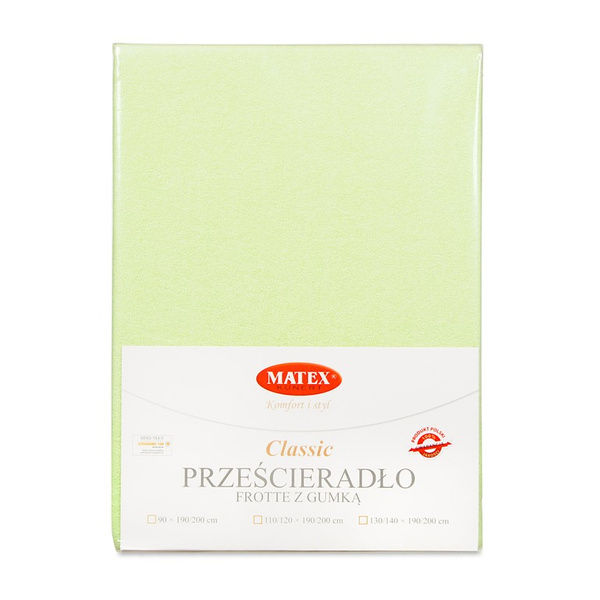 Prześcieradło 70 x 140 z Gumką Frotte CLASSIC 52