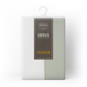 Obrus 145 x 350 Dekoracyjny Sylvia Natural+Oliwka