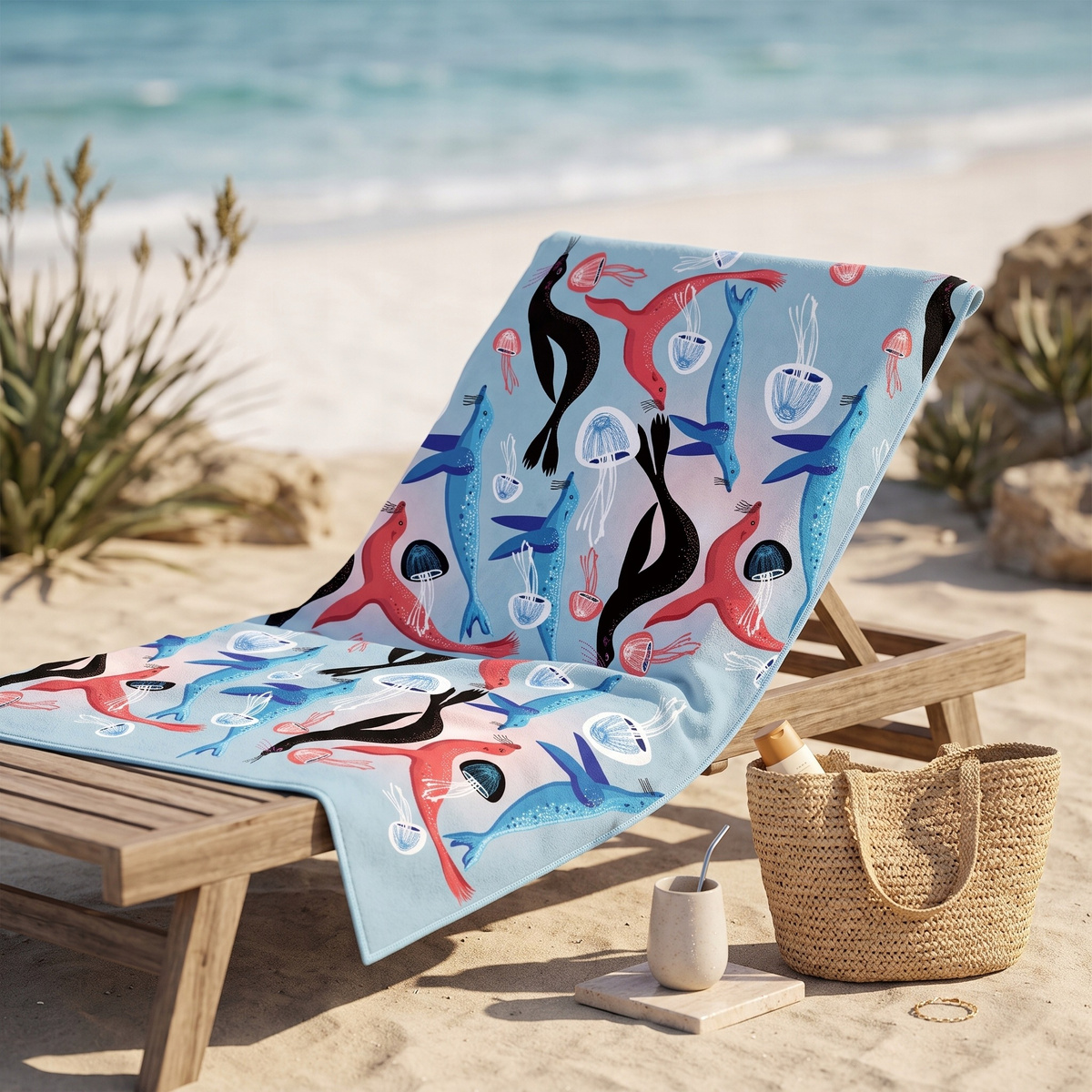 Ręcznik plażowy Holiday 109 – letni design i uniwersalne zastosowanie