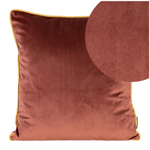 Poszewka 45 x 45 Dekoracyjna Velvet 56M Cegł