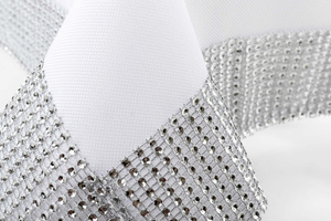 Diamond Zirconia White 140x240 Stainproof Tablecloth
