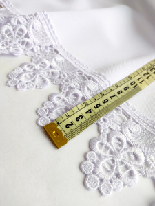 Obrus Plamoodporny z Gipiurą Koronką Biały 120x280