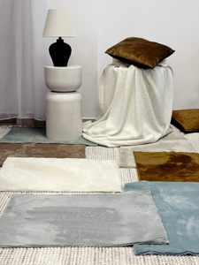 Rug 60 x 90 Soft Plush Fur Rabbit 105