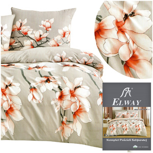 Bedding 200 x 220 3pc Cotton Satin Elway 6279