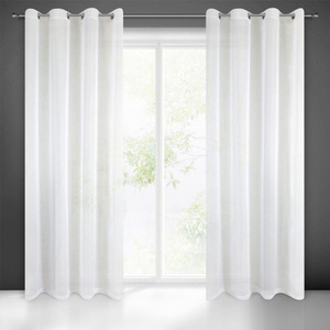 Lucy Decorative Curtains 140 x 250 White Throw