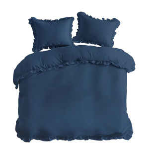 Bedding 220 x 200 3 pcs Pure Cotton with Ruffles 08