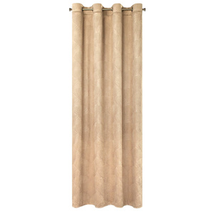 Pierre Cardin Goja Velvet Curtain 140 x 250 Beige
