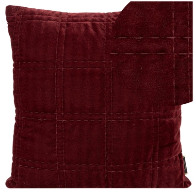 Poszewka 45 x 45 Dekoracyjna Velvet KRISTIN2 Cegła