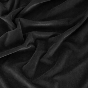 Obrus 110 x 160 Dekoracyjny Velvet Soft Czarny