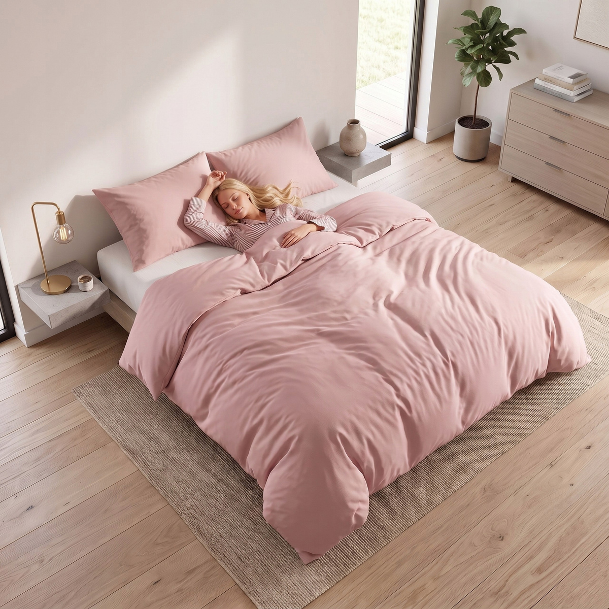 Pościel bawełniana satynowa 140x200 Daniela Classic - kompletny zestaw pościelowy