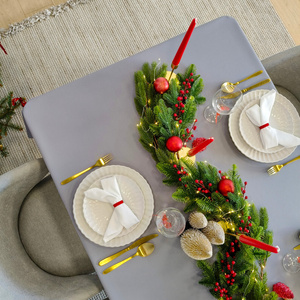 Obrus 140x240 Plamoodporny Surbo Jasny Szary