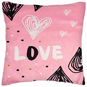 Poszewka 40 x 40 Dekoracyjna Heart Velvet 02