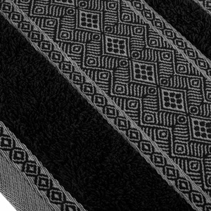 Ręcznik 70 x 140 Bawełna Panama 500g/m2 Czarny