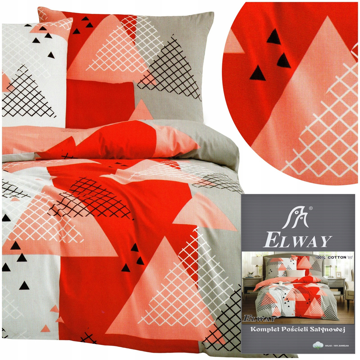 Pościel 160x200 Elway – nowoczesny design i kolorystyka