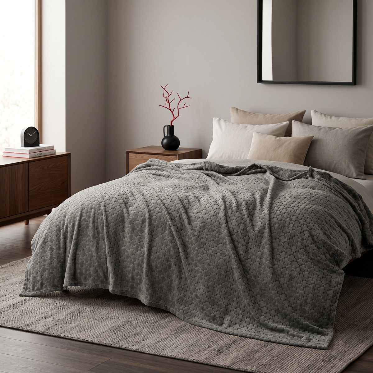 Koc Gediz 200x220 mikrofibra – wysoka jakość wykonania i nowoczesny design