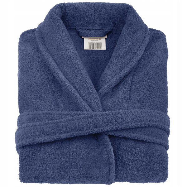 Szlafrok Hotelowy Bawełna Frotte Unisex XS Niebi