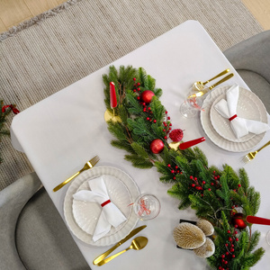 Obrus 150x350 Plamoodporny Surbo Biel