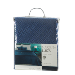 Narzuta 170 x 210 Pikowana Velvet Luiz5 Granat