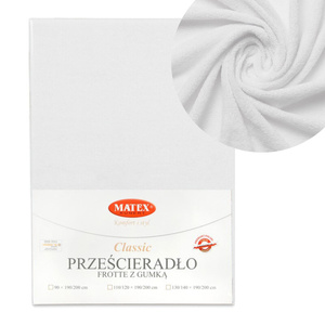 Prześcieradło 70 x 140 z Gumką Frotte CLASSIC 01