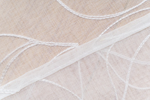 Decorative Curtain 145 x 250 Tape Cruz Voile 01