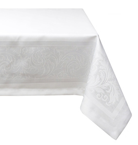 Teflon tablecloth Laura 320 White 130x160