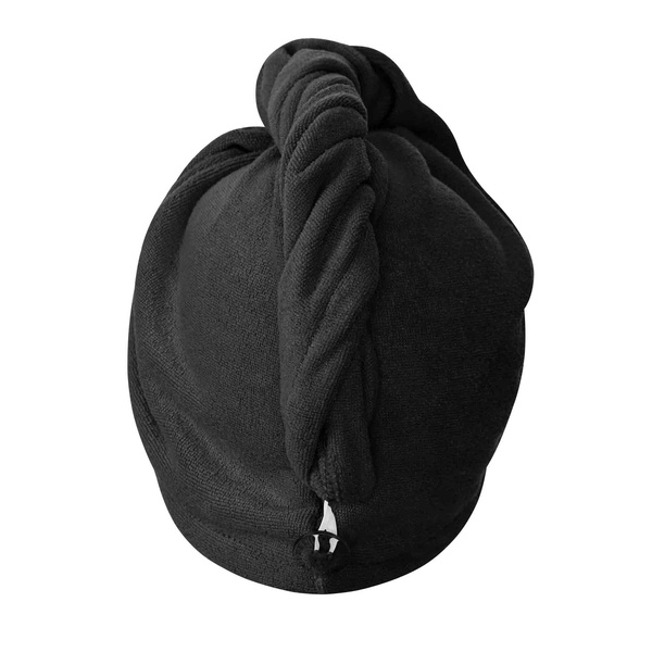 Turban 63 x 24 Ręcznik Active Mikrofibra Czarny