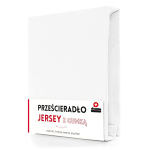 Prześcieradło 160 x 200 Jersey z Gumką Gaja 14