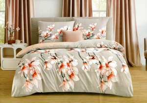 Bedding 200 x 220 3pc Cotton Satin Elway 6279