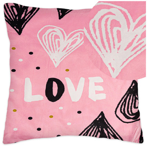 Poszewka 40 x 40 Dekoracyjna Heart Velvet 02