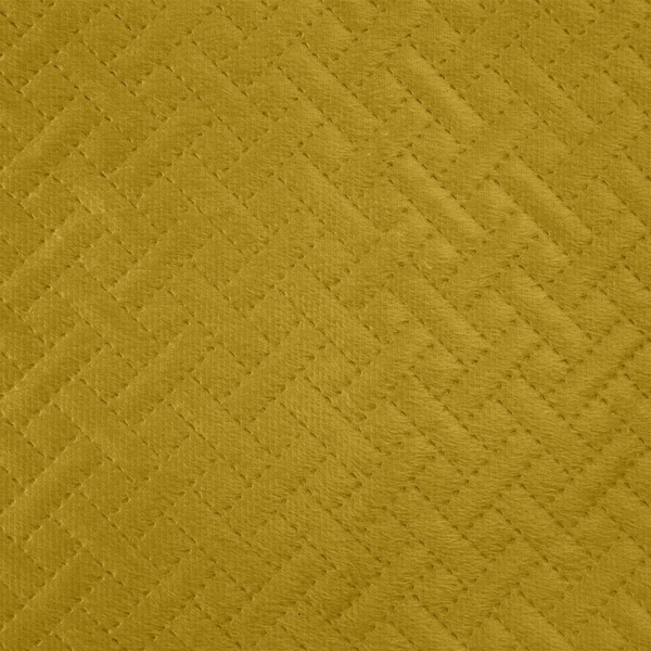 Narzuta 200 x 220 Pikowana Velvet Luiz5 Musztar