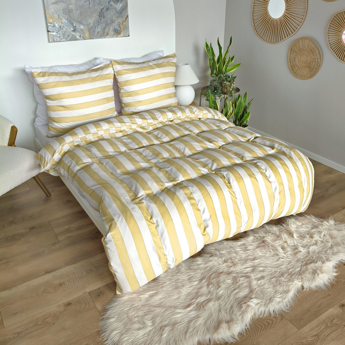 Komplet pościeli Eusebia Home - przewiewny materiał zapewniający cyrkulację powietrza