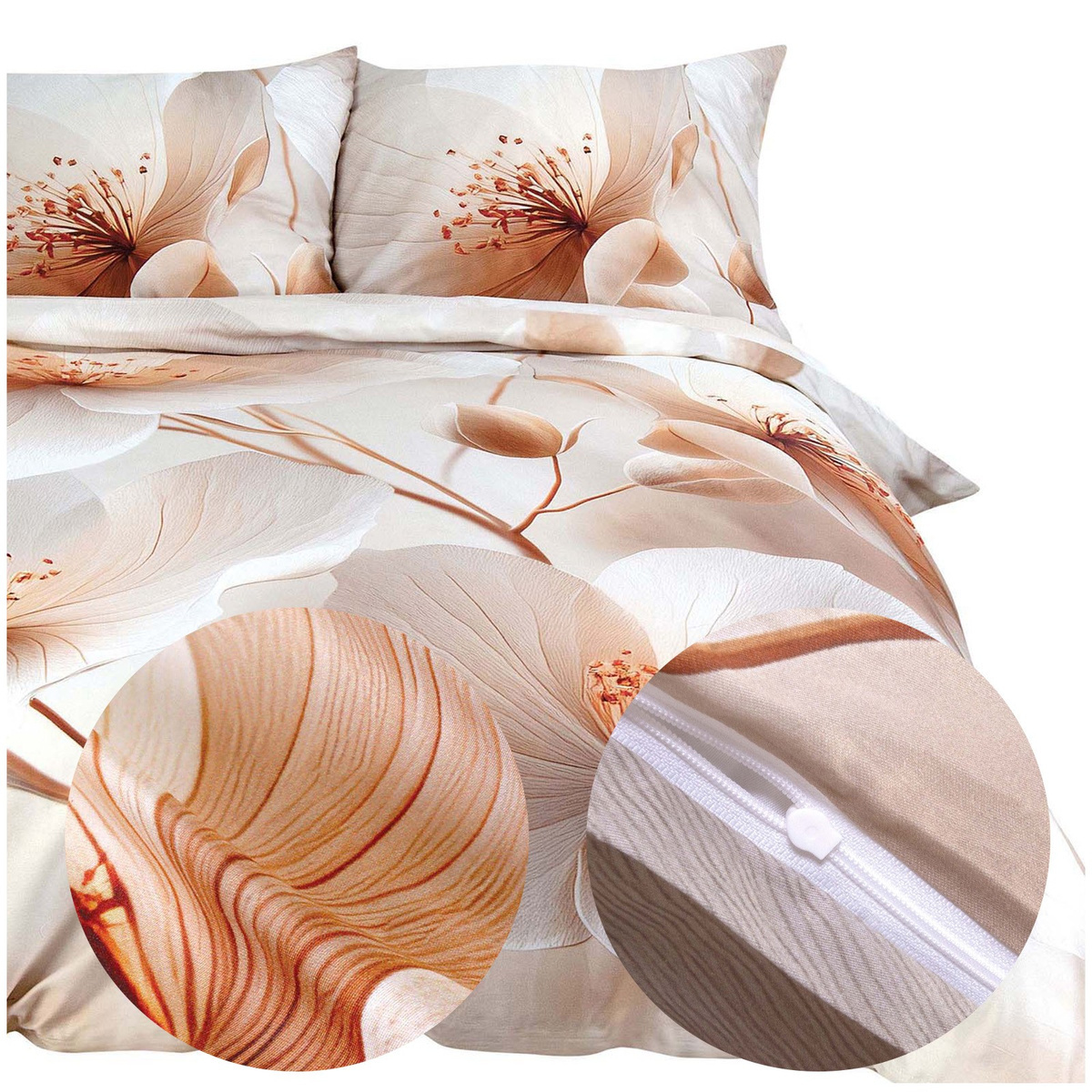 Pościel Satynlove Premium 160x200 – naturalna satyna bawełniana