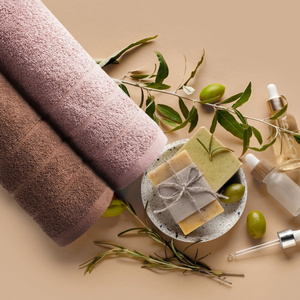 Ręcznik 50 x 90 Kąpielowy Bawełna Dali 12 Musztar