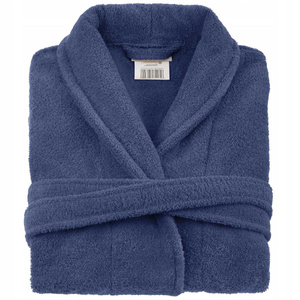 Szlafrok Hotelowy Bawełna Frotte Unisex S/M Niebi