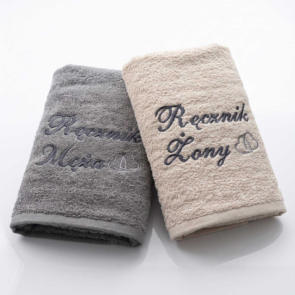 Komplet ręczników Carol Łóżkoholicy – elegancka prezentacja ręczników kąpielowych