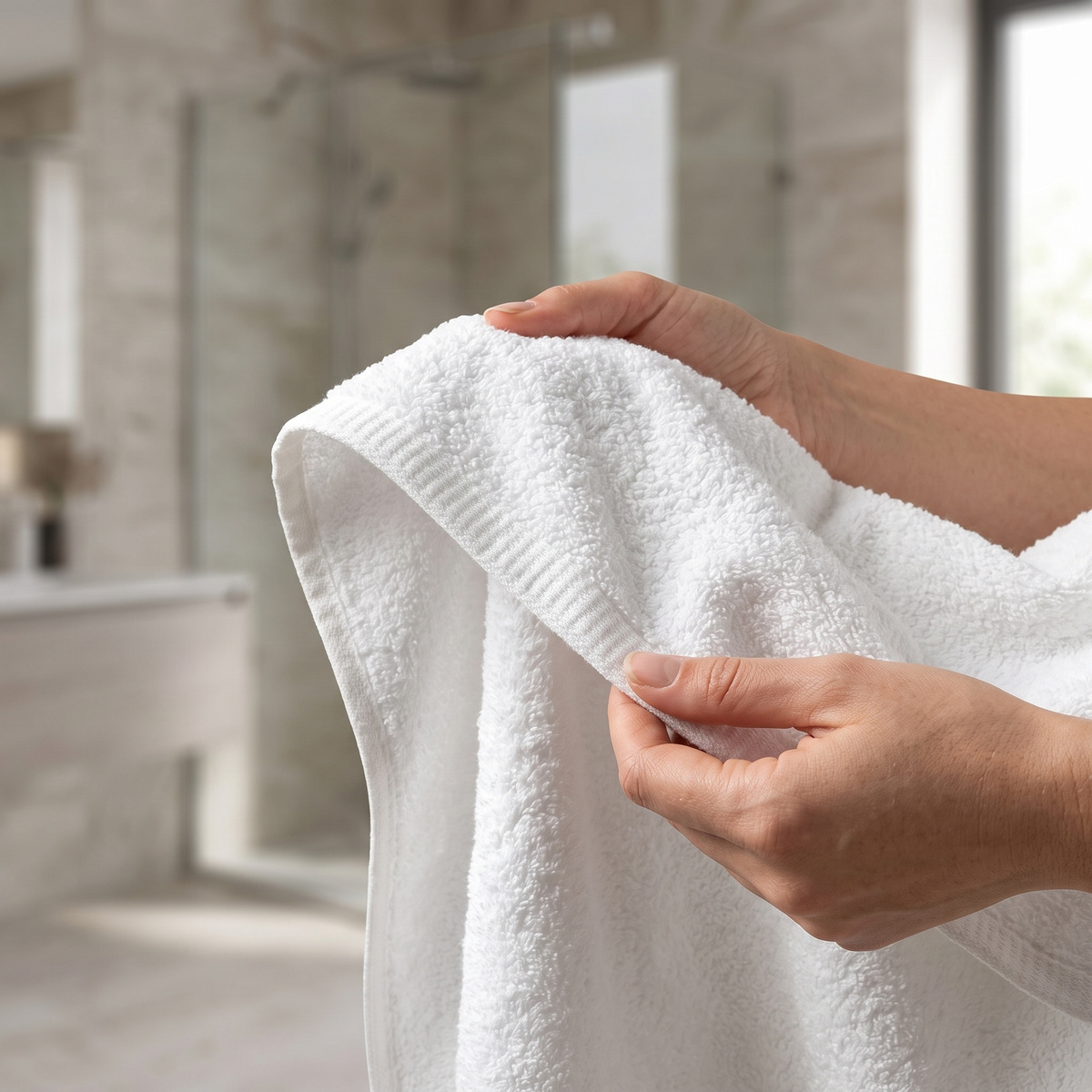 Ręcznik hotelowy kąpielowy Aqua miękka struktura frotte